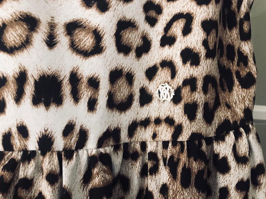 ROBERTO CAVALLI leopard print dress 12 years
