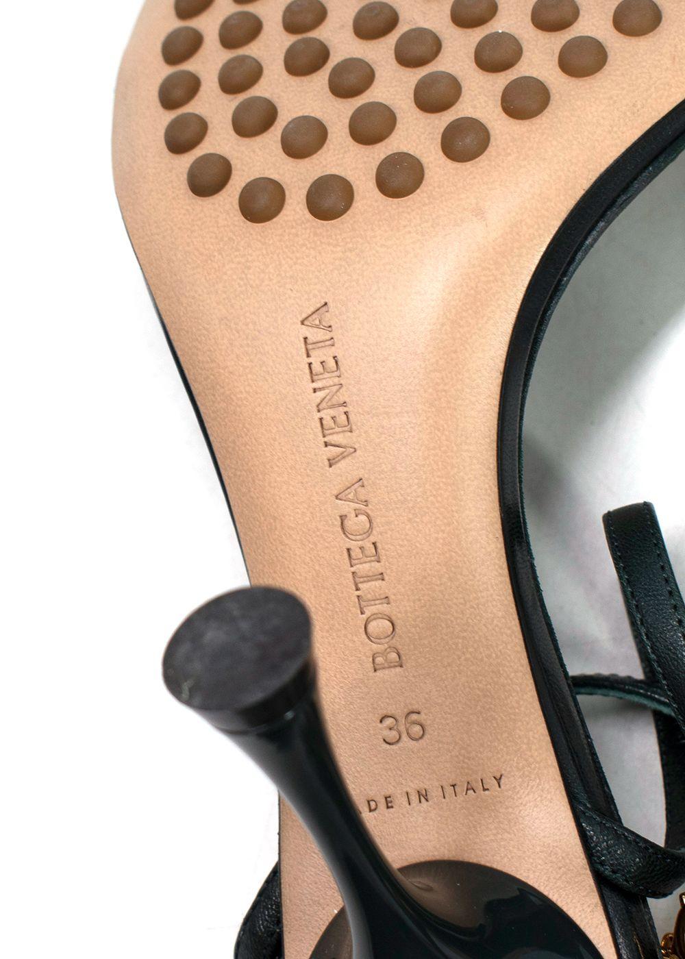 Inkwell Dot Embellished Leather Sandals