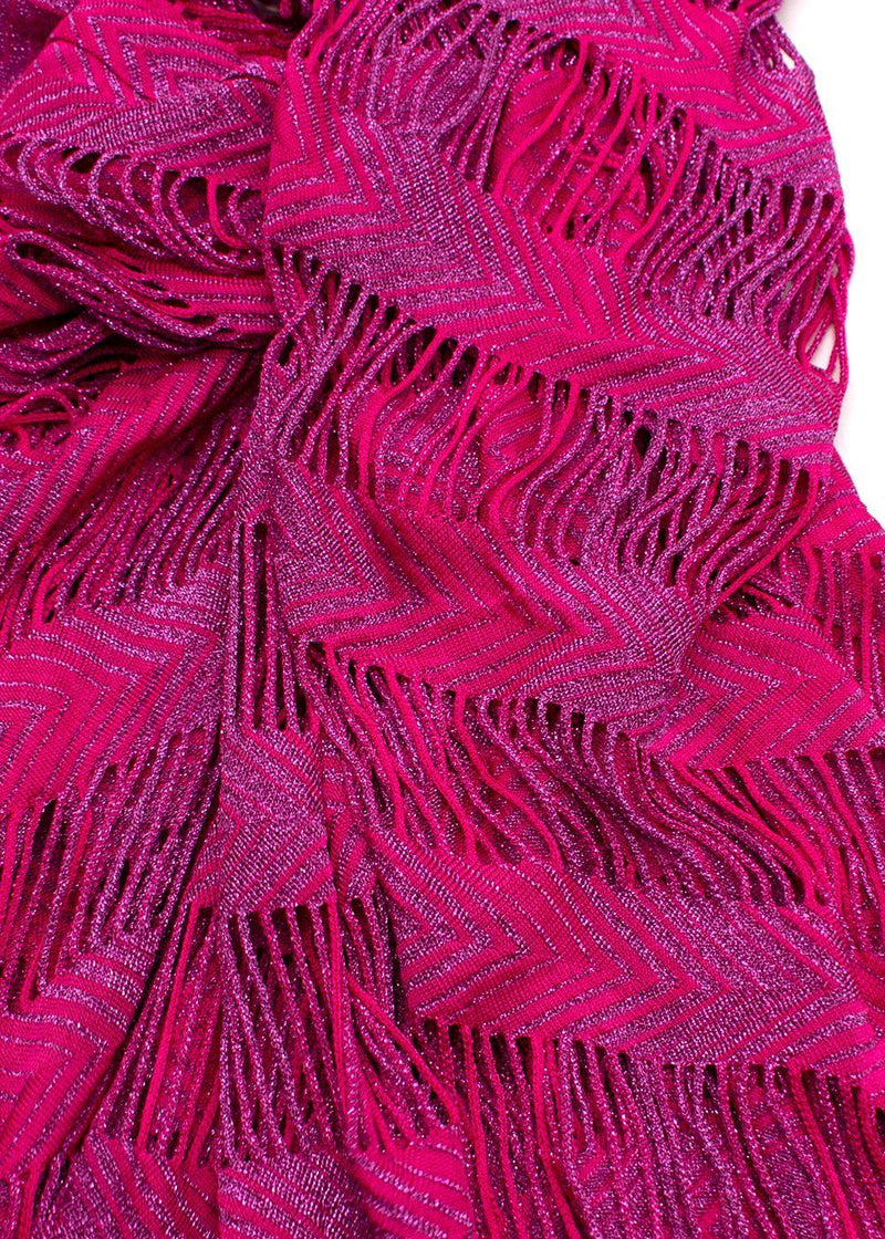 Missoni Mare Pink Metallic Beach Kaftan