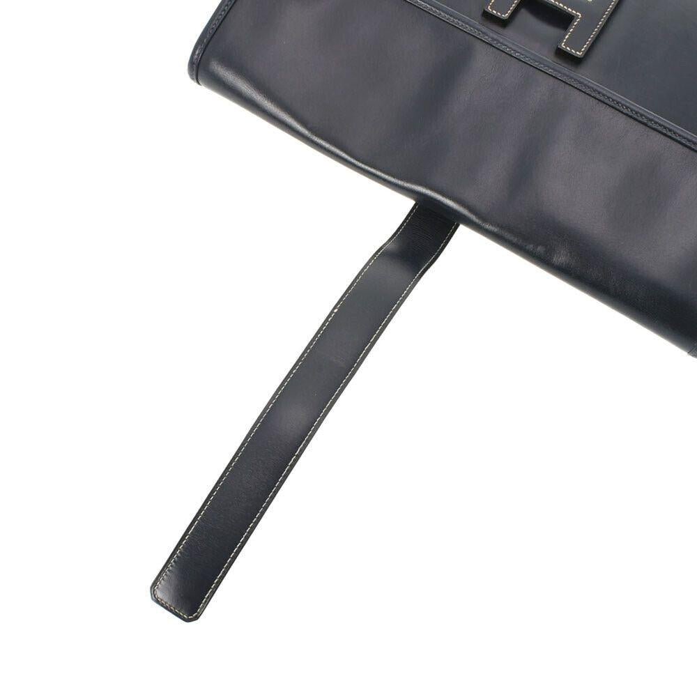 Hermès Black Leather Jige