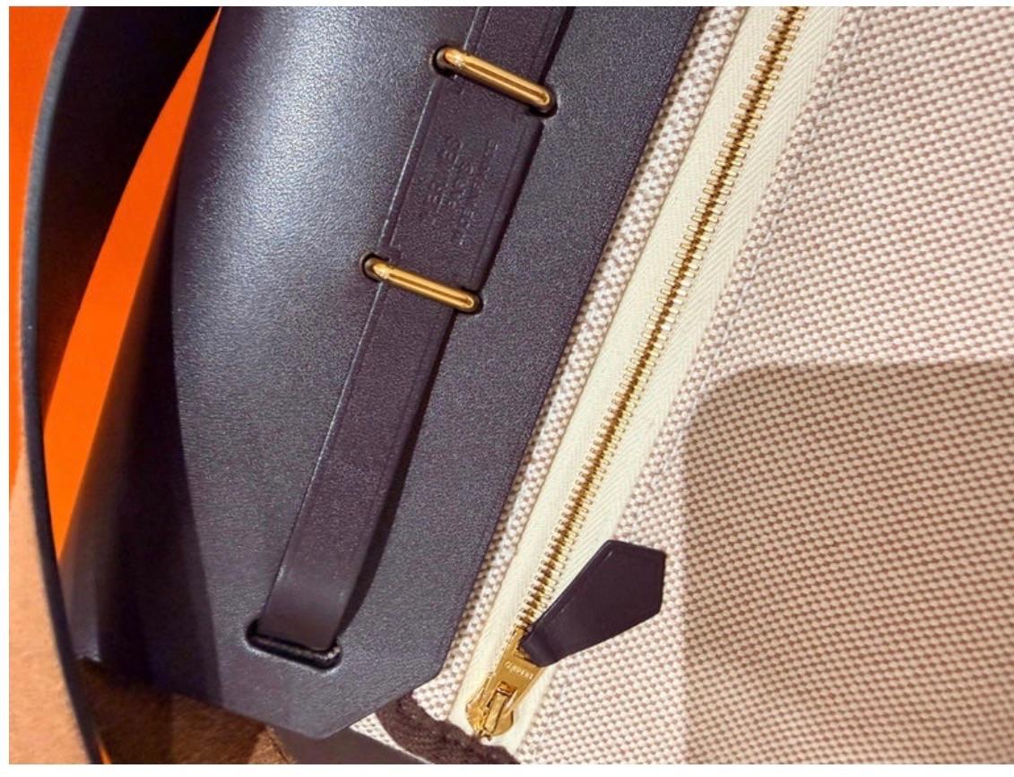 Hermes Ecru Ebene Mini Herbag 20