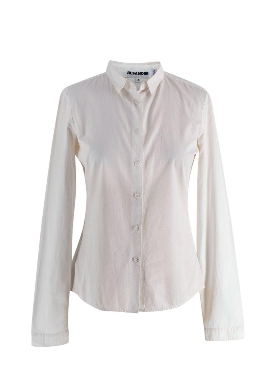 Jil Sander White Long Sleeve Shirt