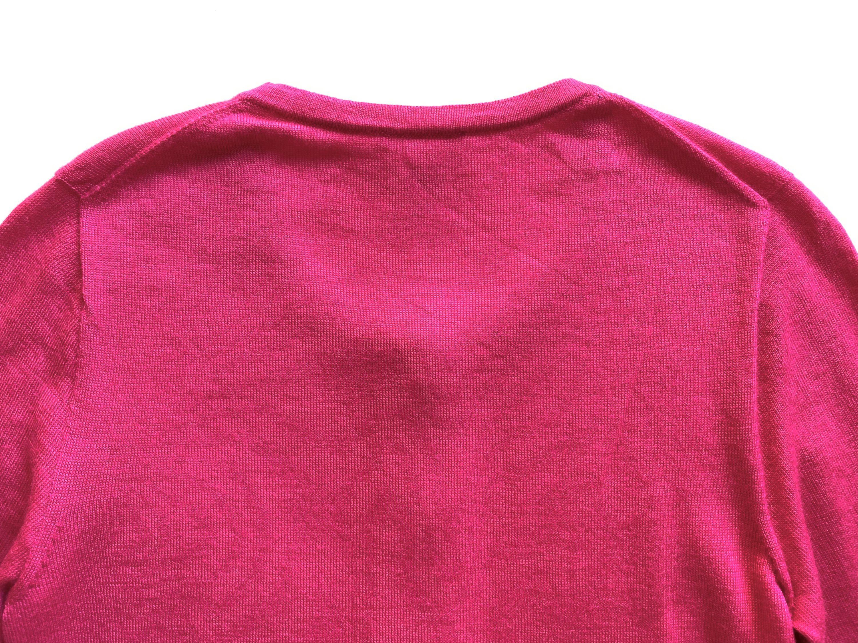 Pink Silk-Cashmere Cropped Fine Knit Cardigan