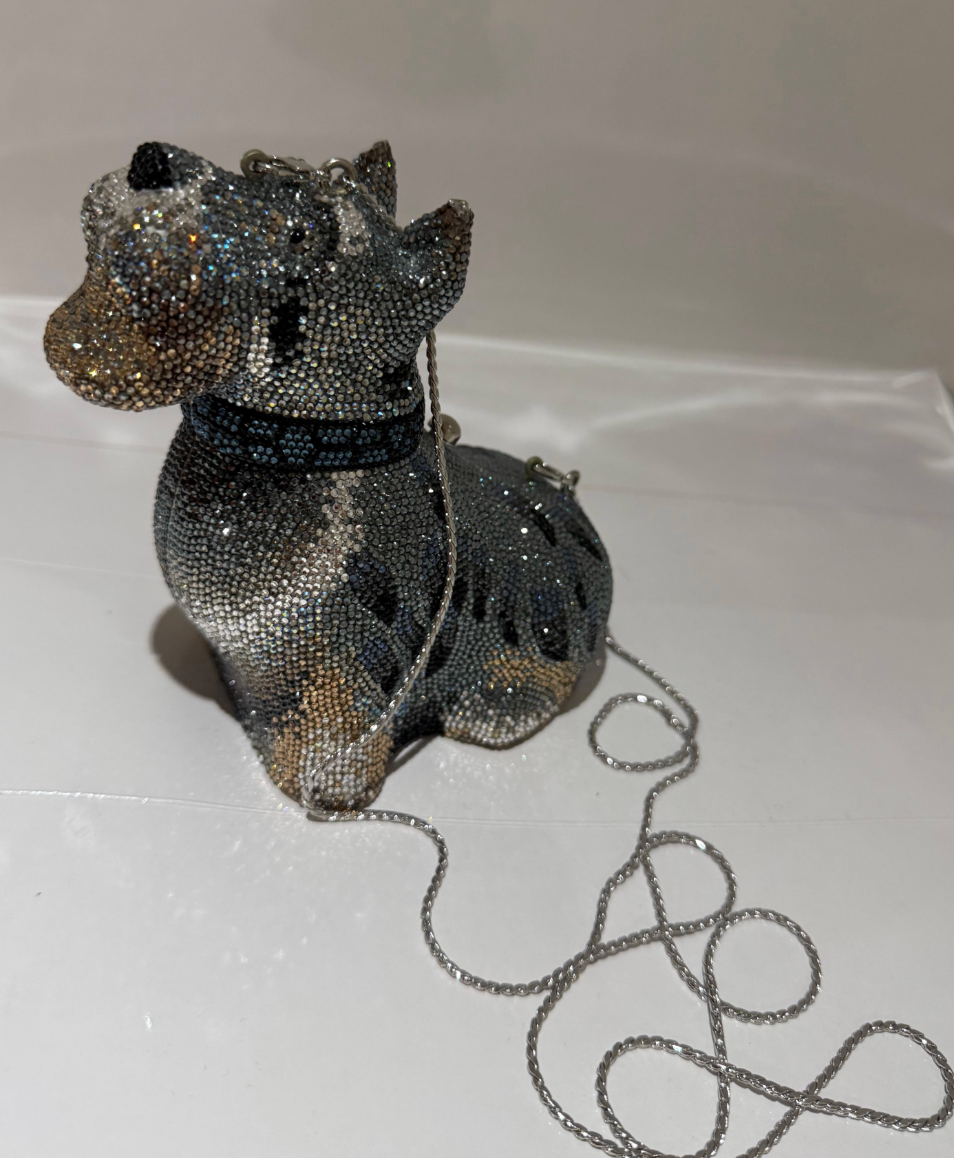 Judith Lieber Crystal Terrier Clutch