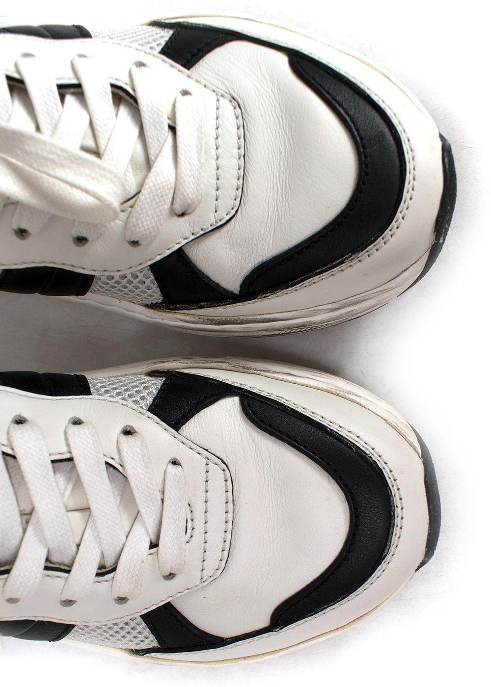 Bottega Chunky Black & White Sneakers