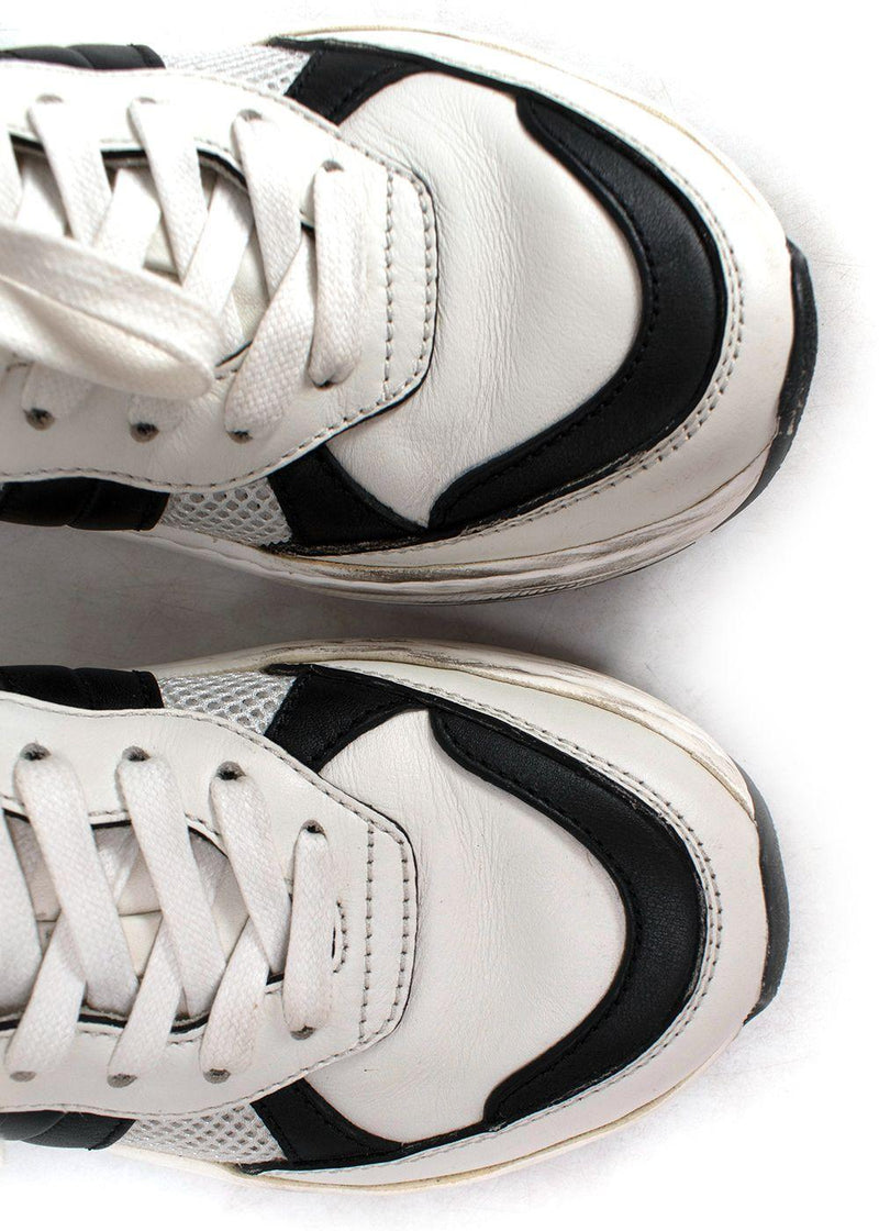 Bottega Chunky Black & White Sneakers