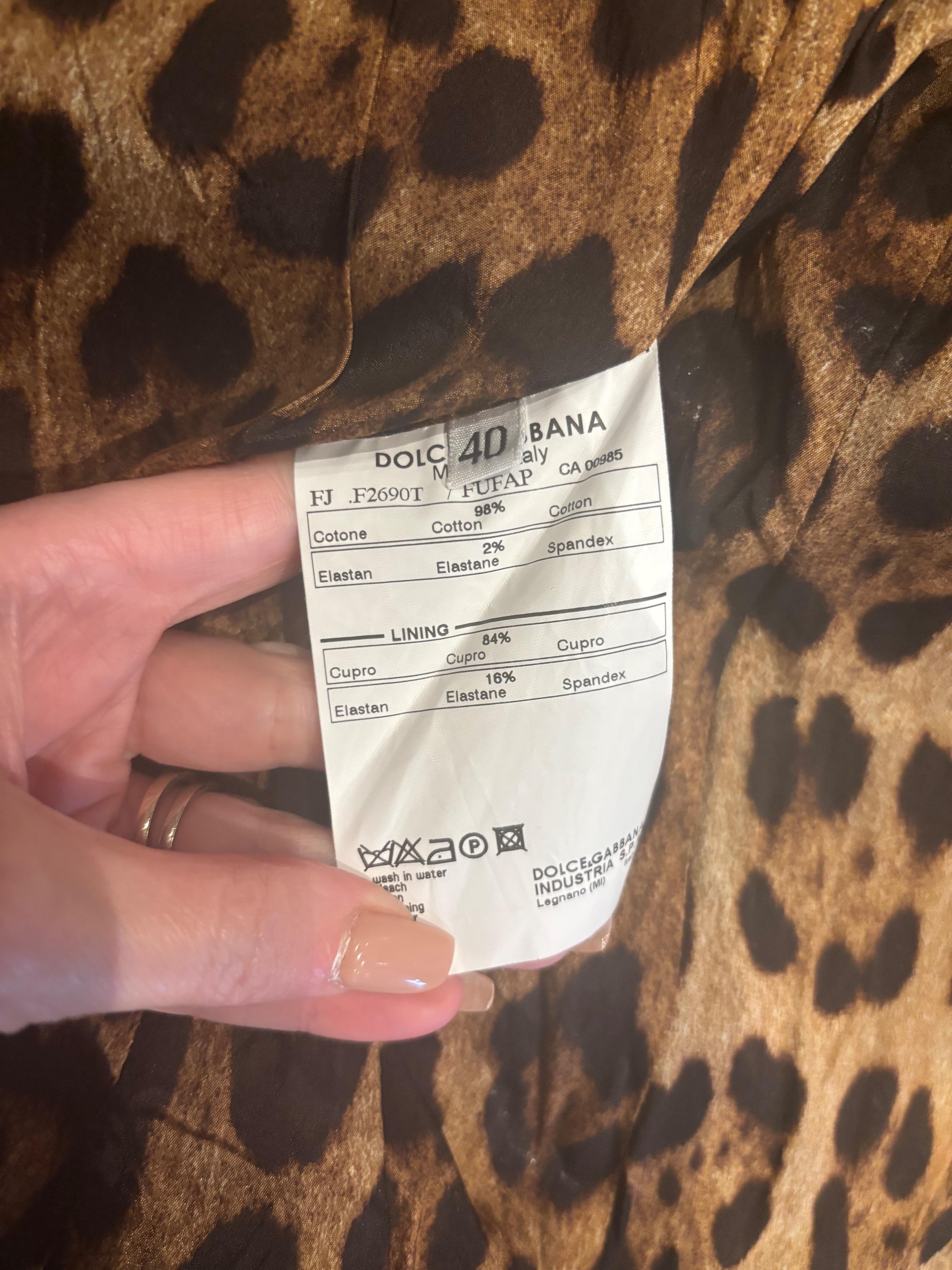 Dolce & Gabbana Black Single Breasted Blazer