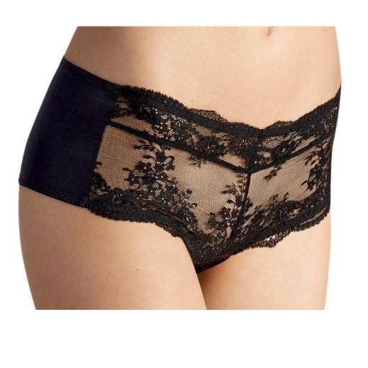 Wolford Filigra Lace Panty In Graphit