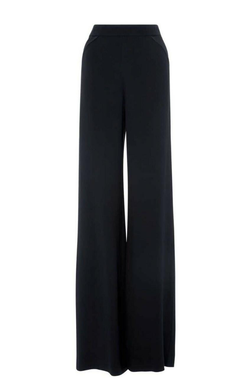 Cushnie Et Ochs Black Tuxedo Split Wide Leg Pants