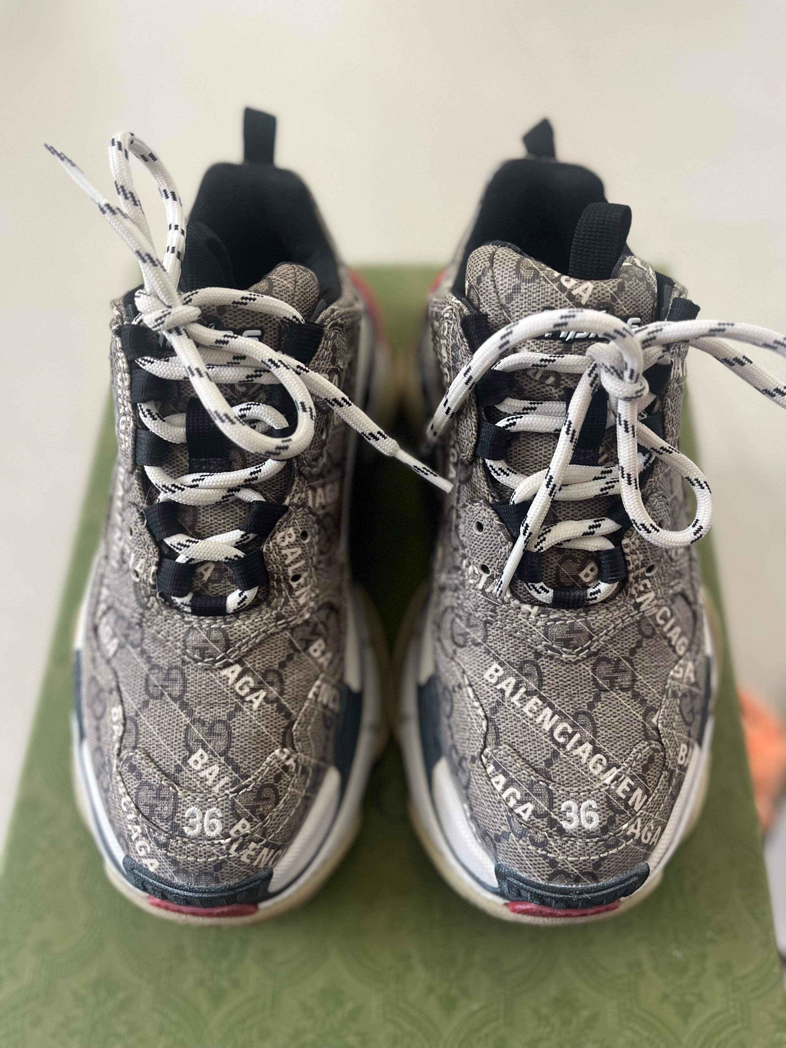 Balenciaga x Gucci Triple S Trainers