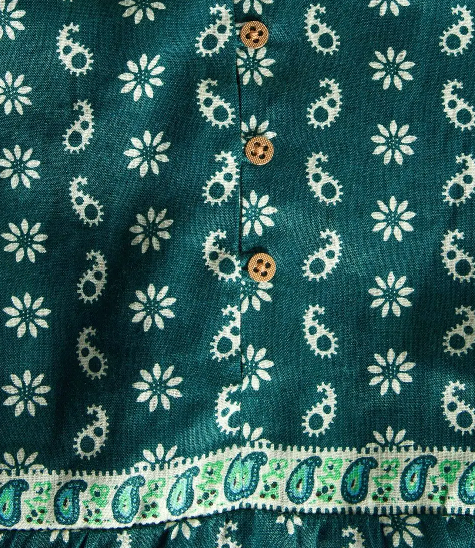 Boteh Linen Elba Mini Dress