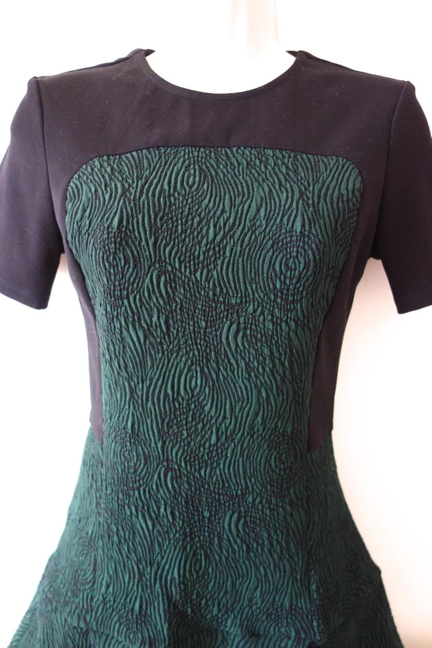 Opening Ceremony Swirl Jacquard Cascade Dress