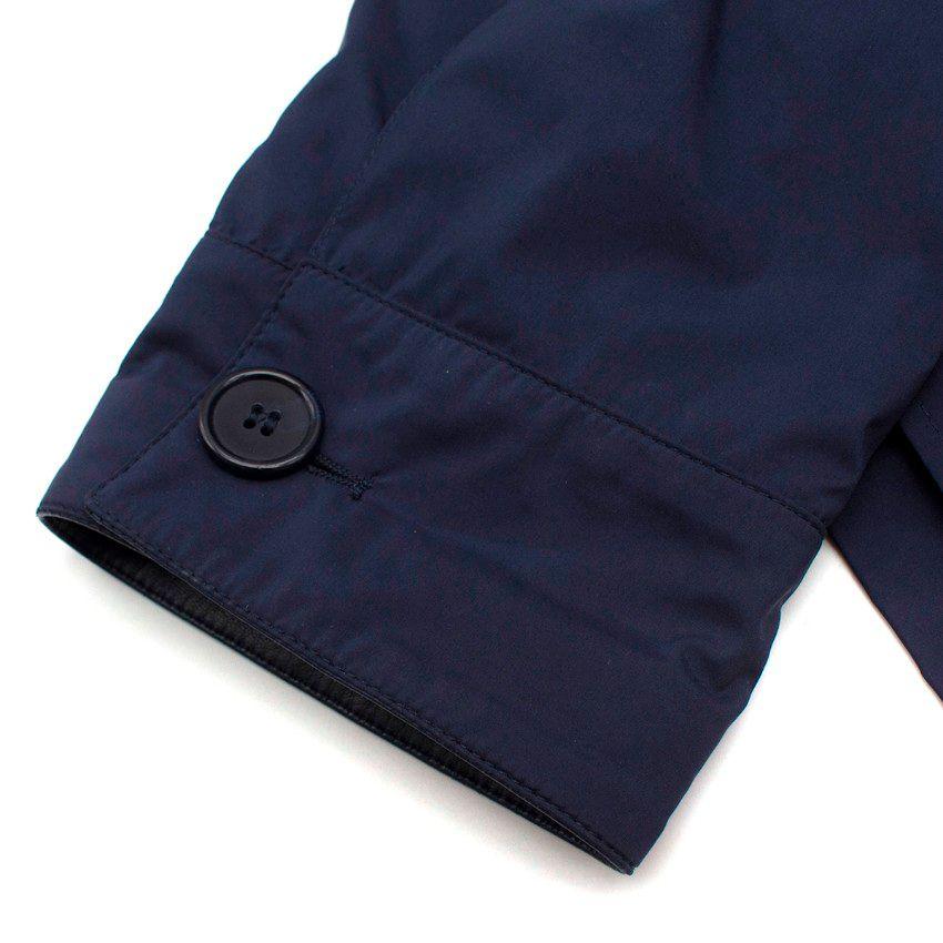 navy nylon lightweight jacket