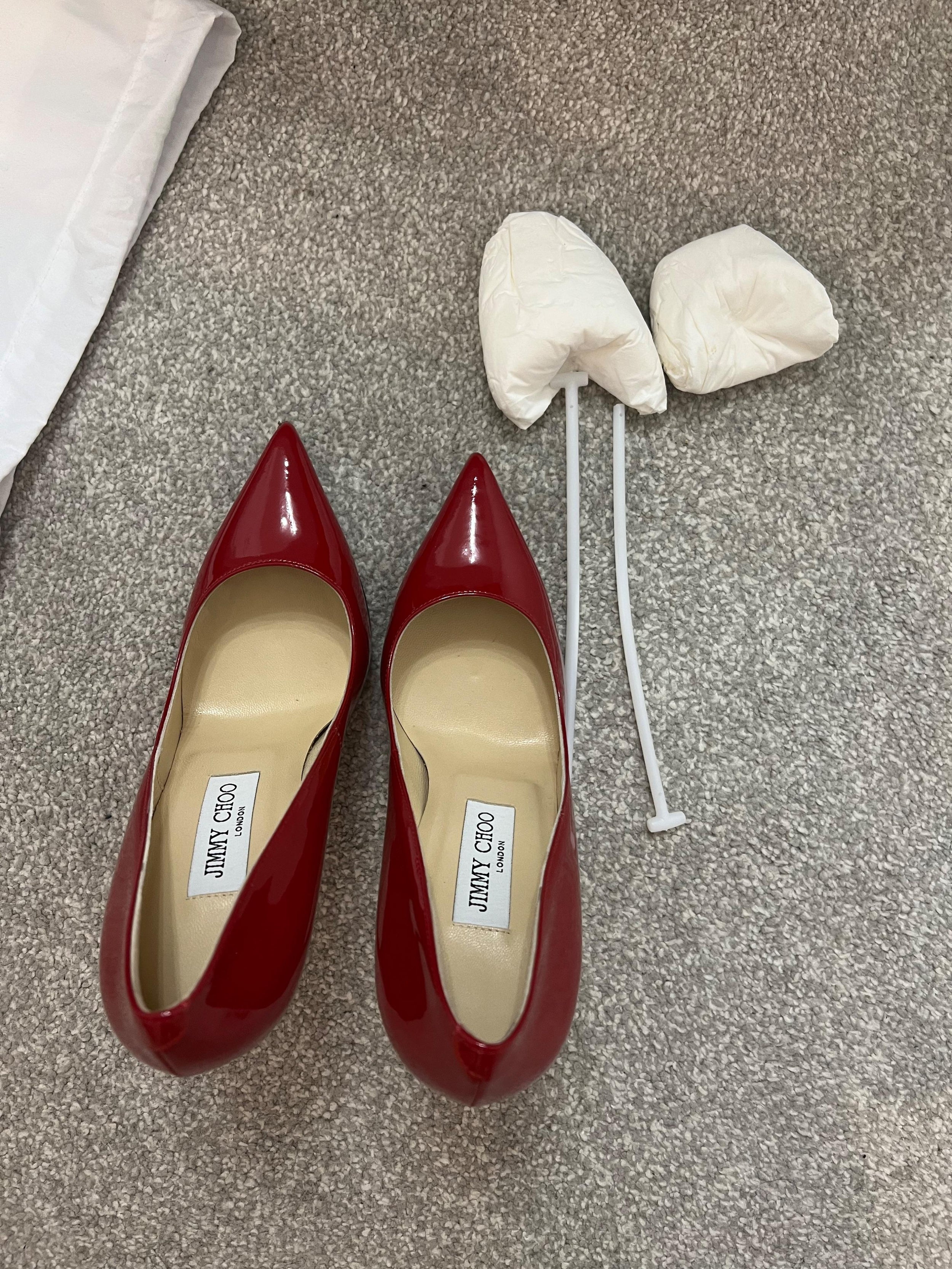 Red Patent Anouk 120mm Pumps