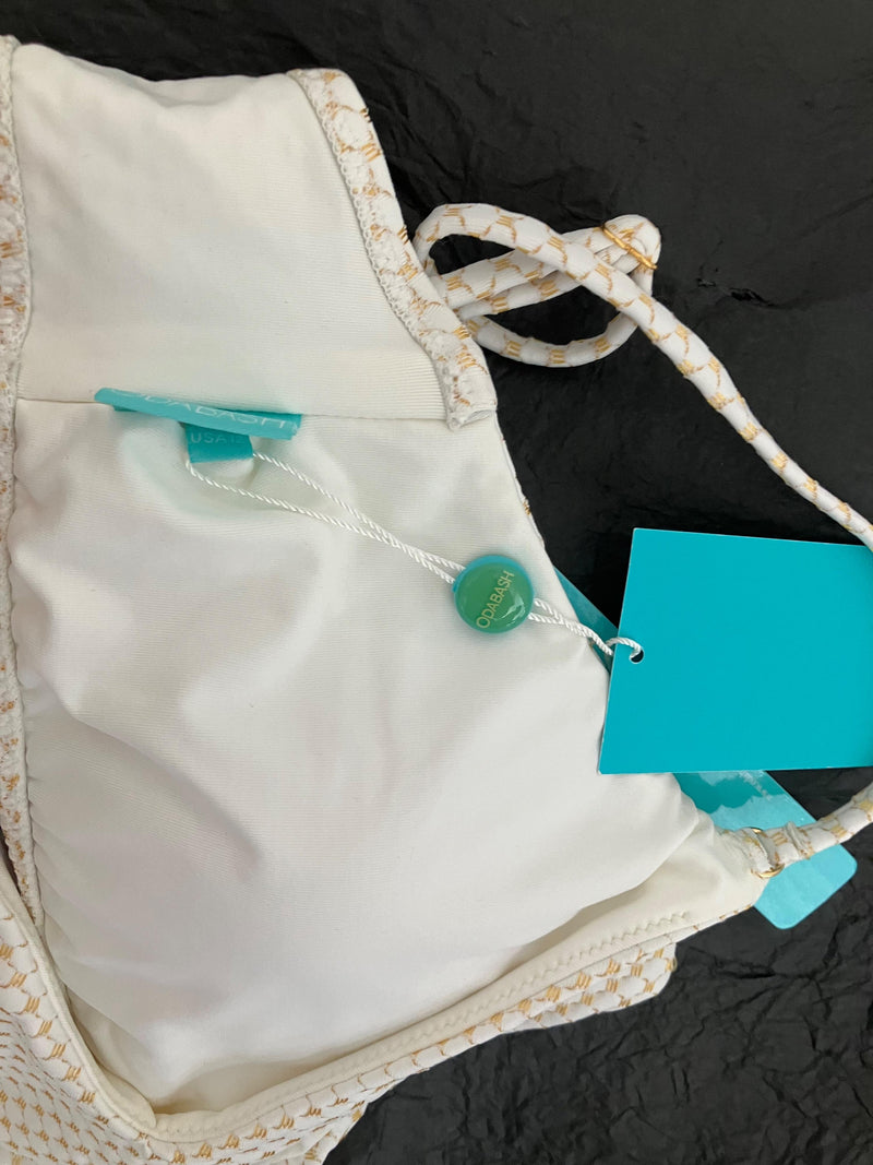 Melissa Odabash Vienna Gold Jacquard Bikini