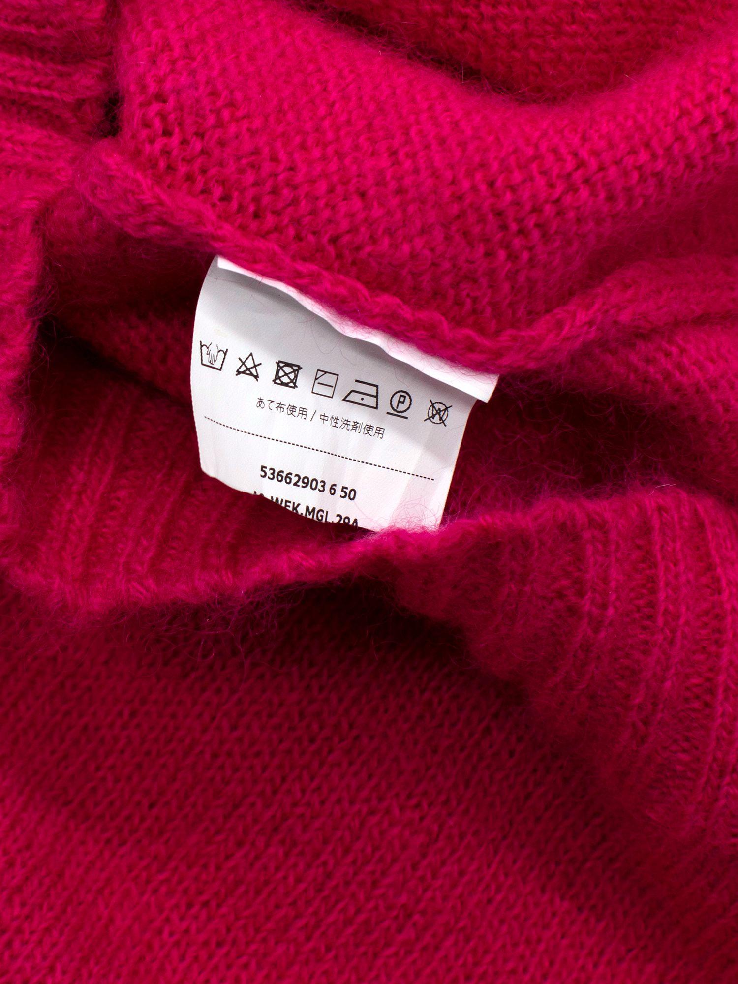Max Mara Weekender Neon Pink Wool Sweater
