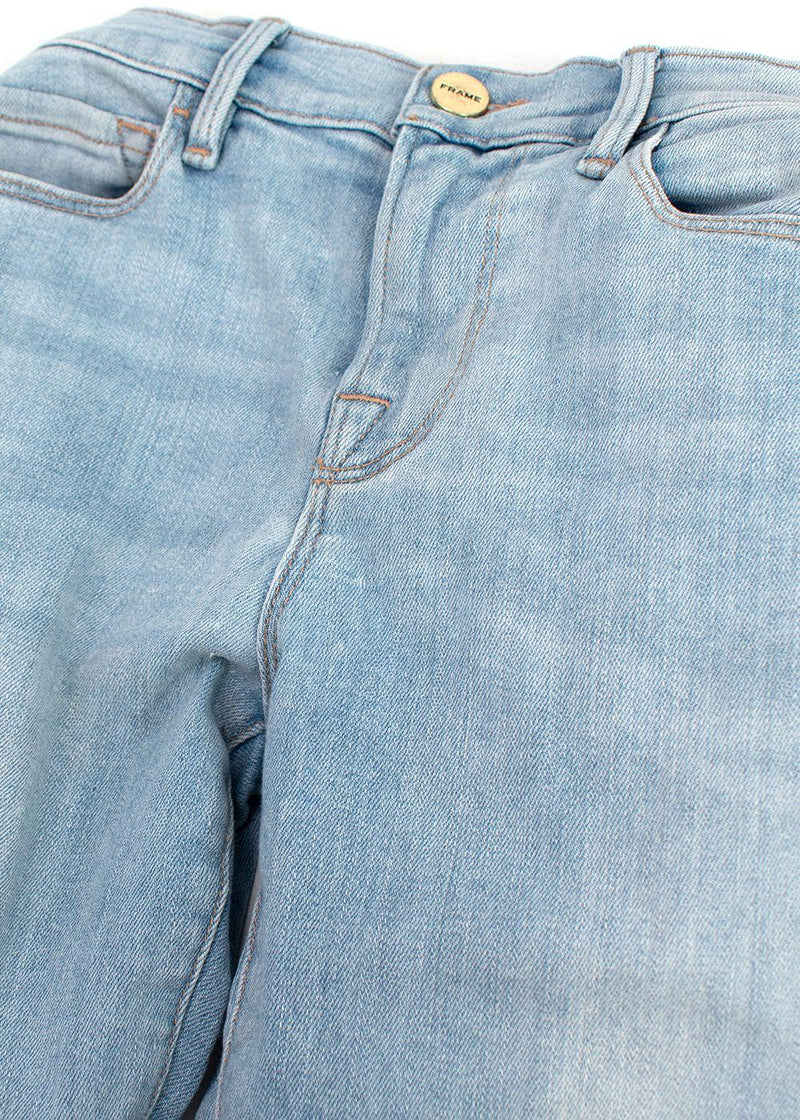 Frame Light Wash Le skinny Je Jeanne Crop Jeans