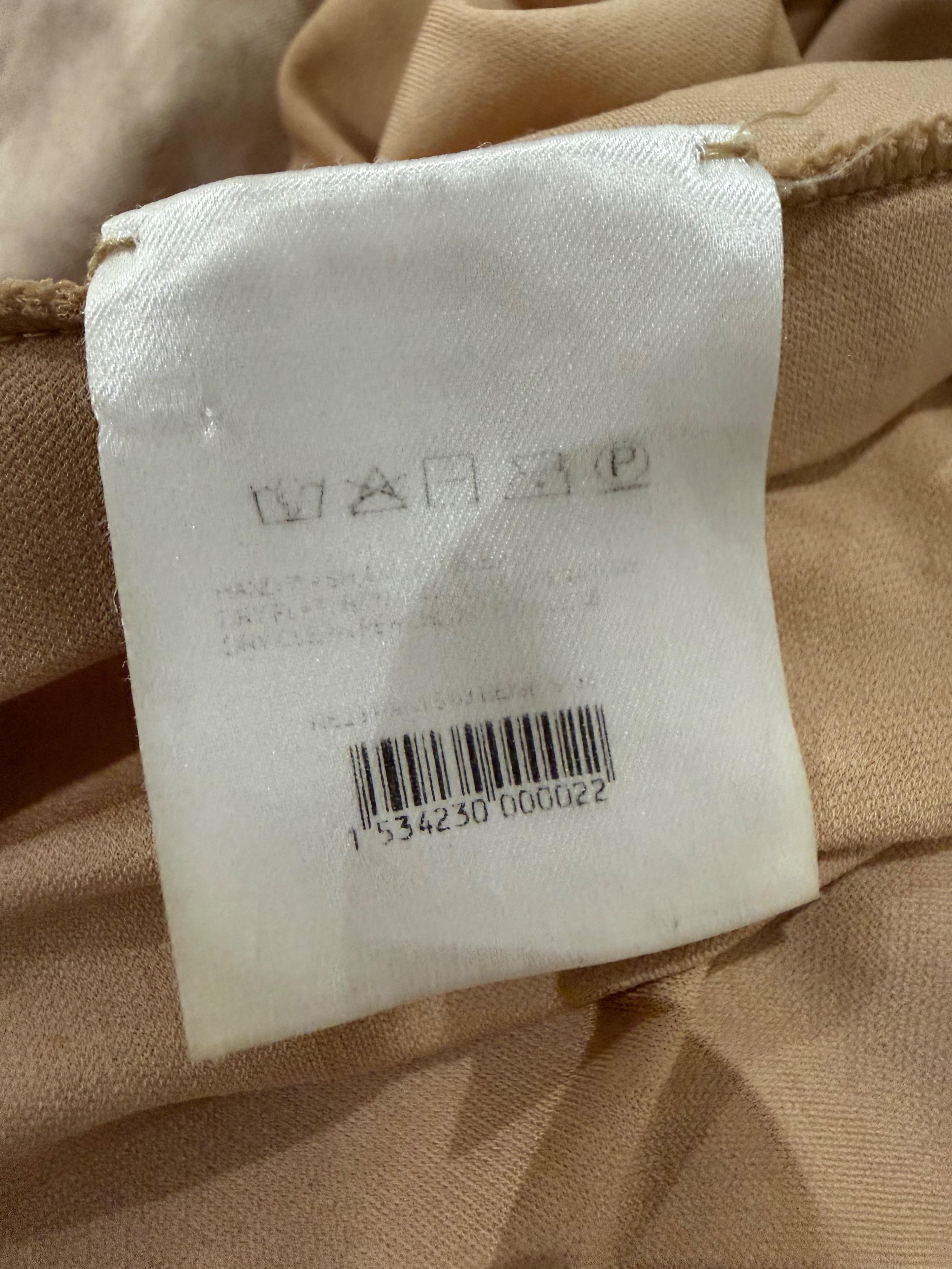 Magda Butrym Nude Stretch Jersey Pants