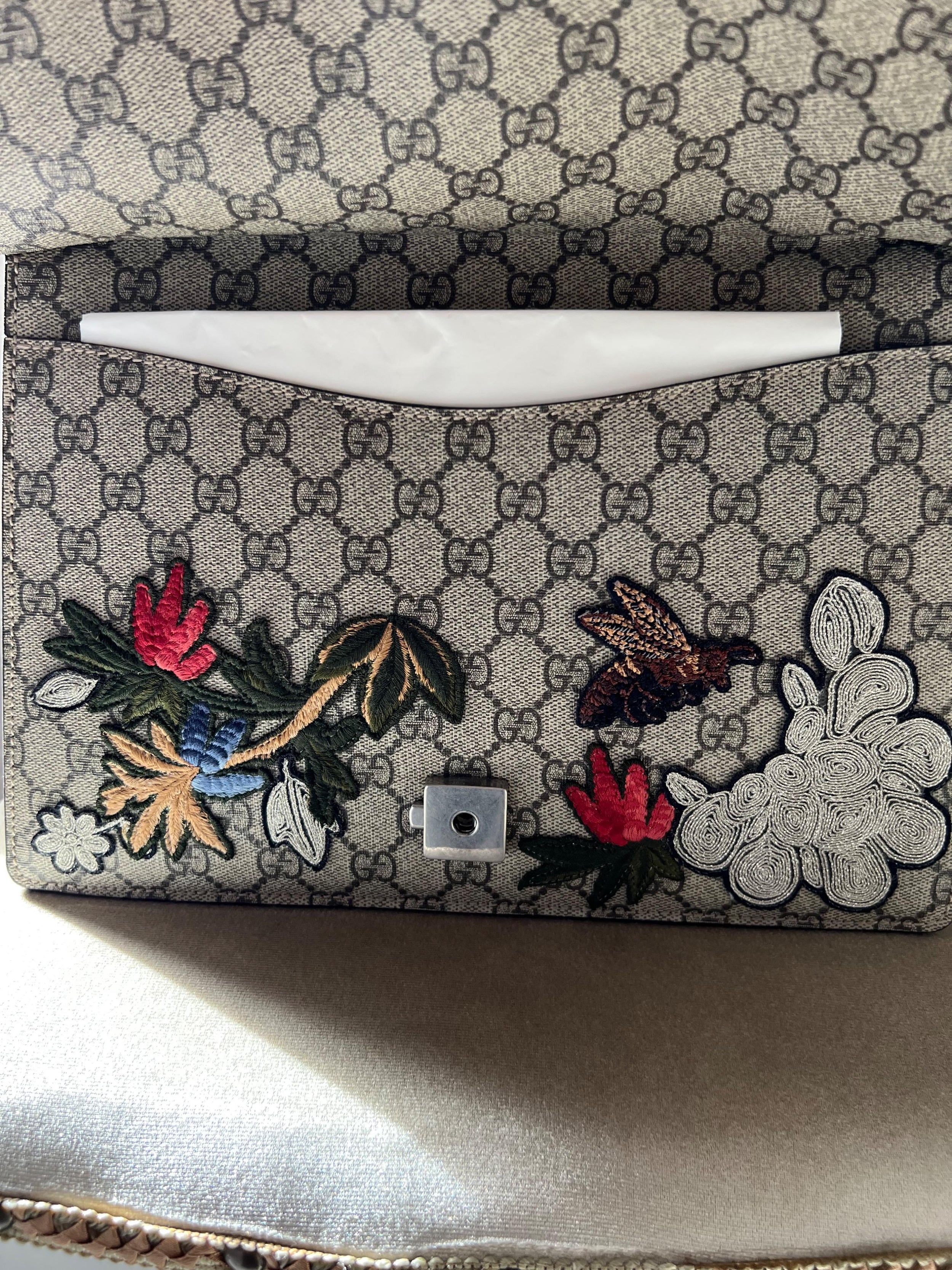 Limited Edition GG Supreme Bird Embroidered Medium Dionysus
