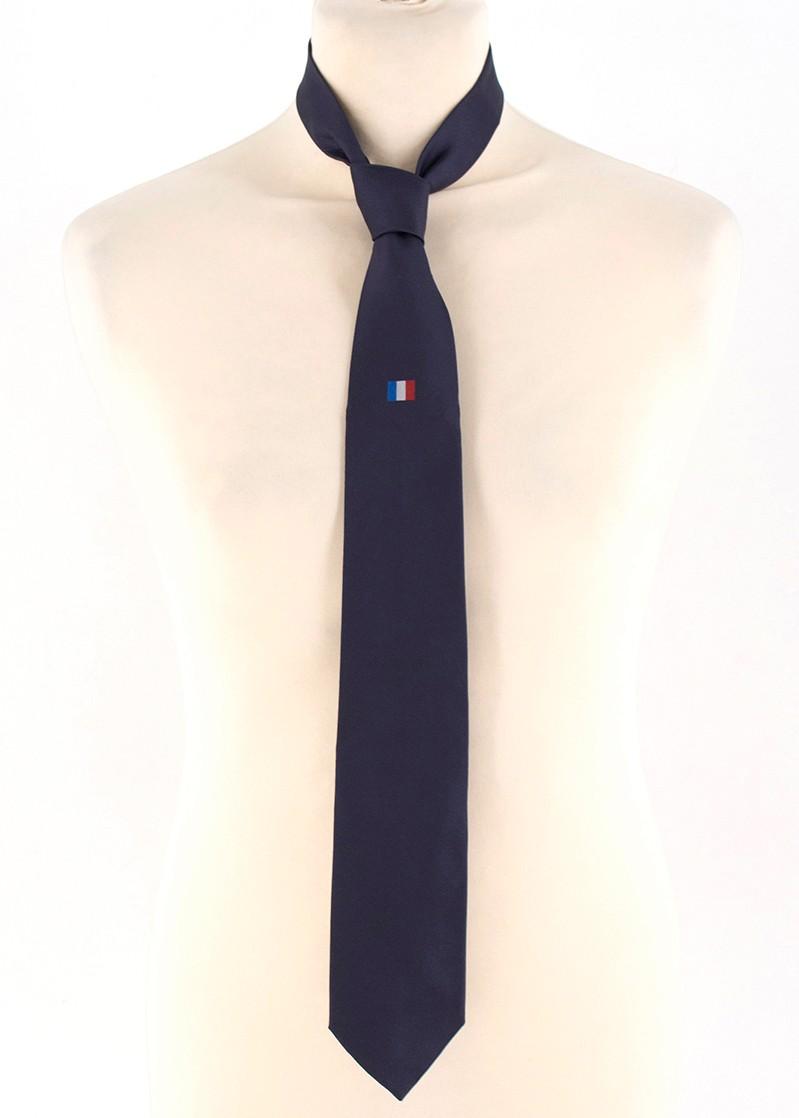 Eddy Monetti Navy Silk Tie