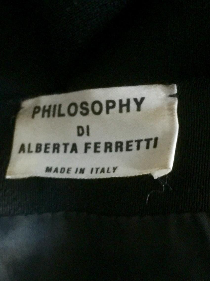 Philosophy Di Alberta Feretti Black Shift Dress