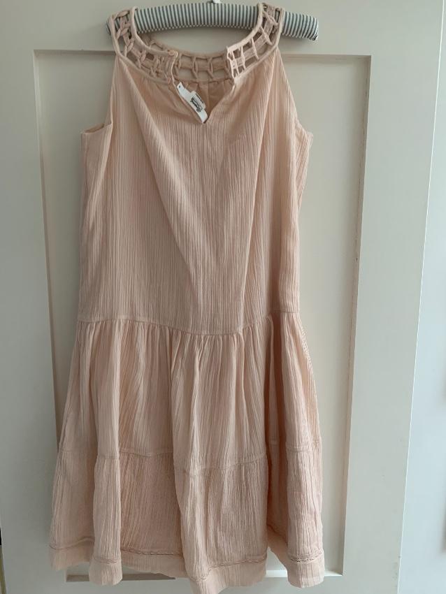 Bonpoint Blush Pleated Girls 12Y Dress