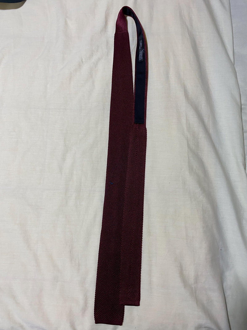 Silk Knitted Square Tie