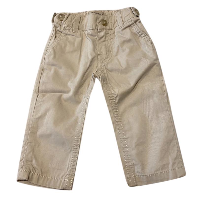 Burberry Baby Cotton Beige Chinos