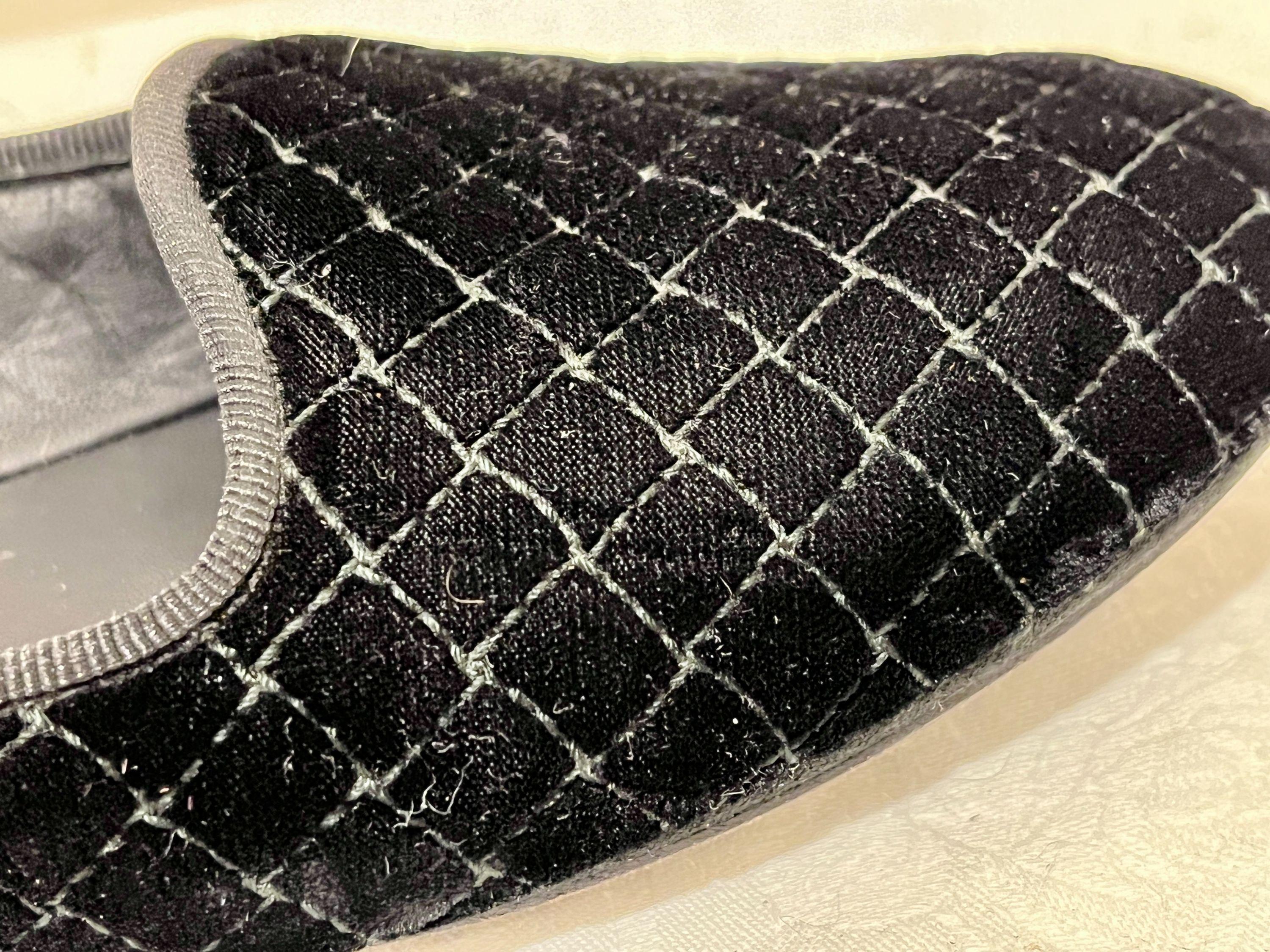 Quilted Velvet Gondoliera Flats