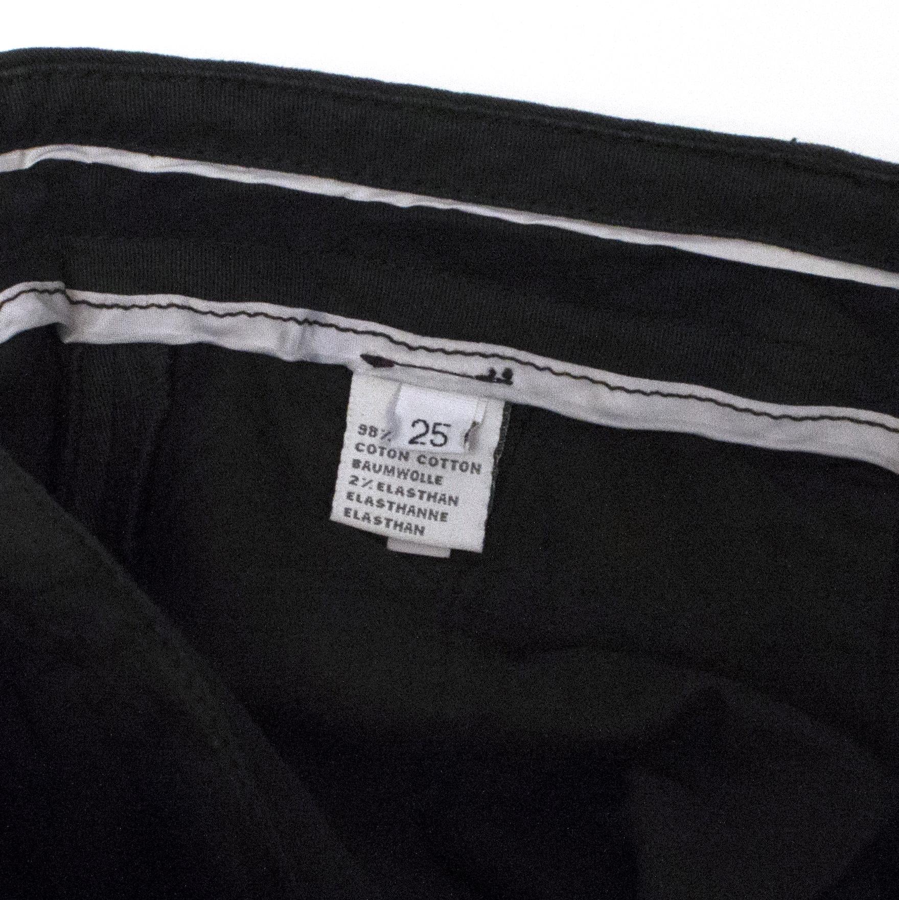 Lot78 Black Chino Trousers