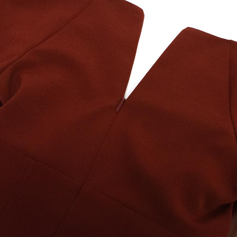 Pinko Burgundy Detail Dress