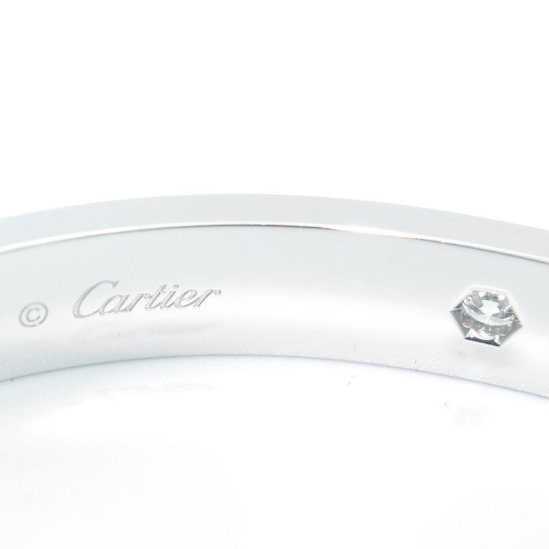 Cartier Medium White Gold and Diamond LOVE Bracelet with Box And Papers19