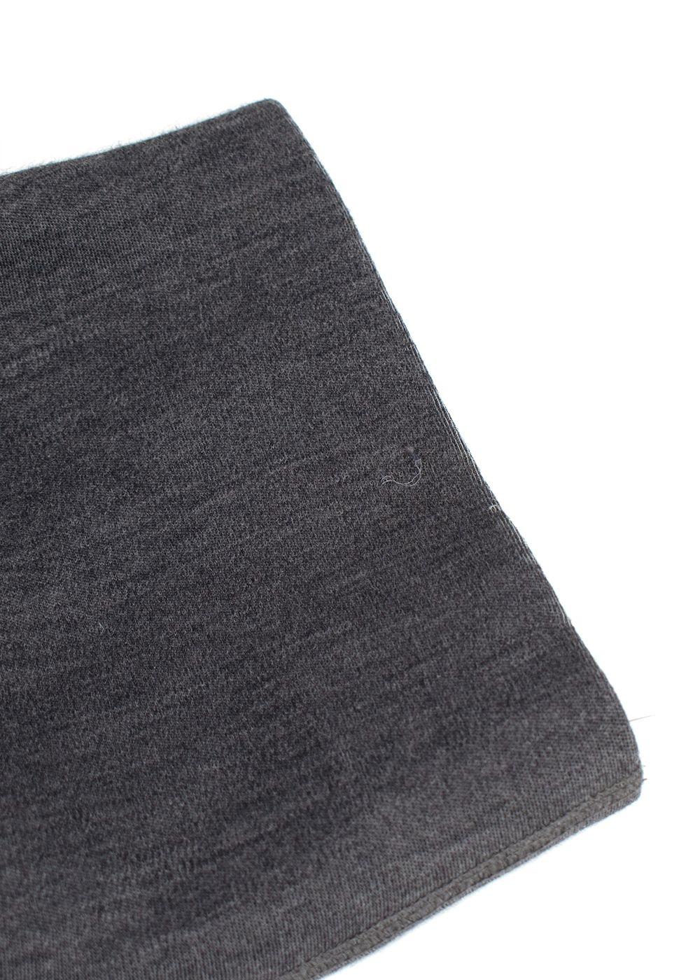 Dior Grey Virgin Wool Blend Double Zip Jacket