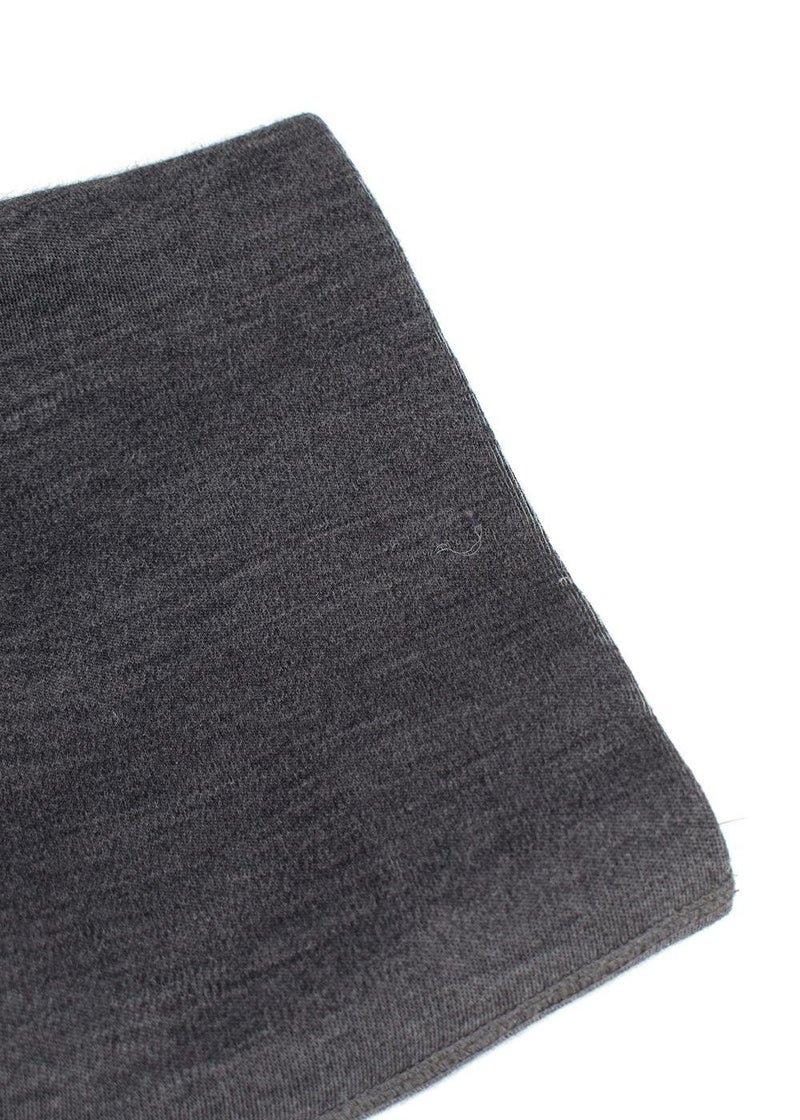 Dior Grey Virgin Wool Blend Double Zip Jacket