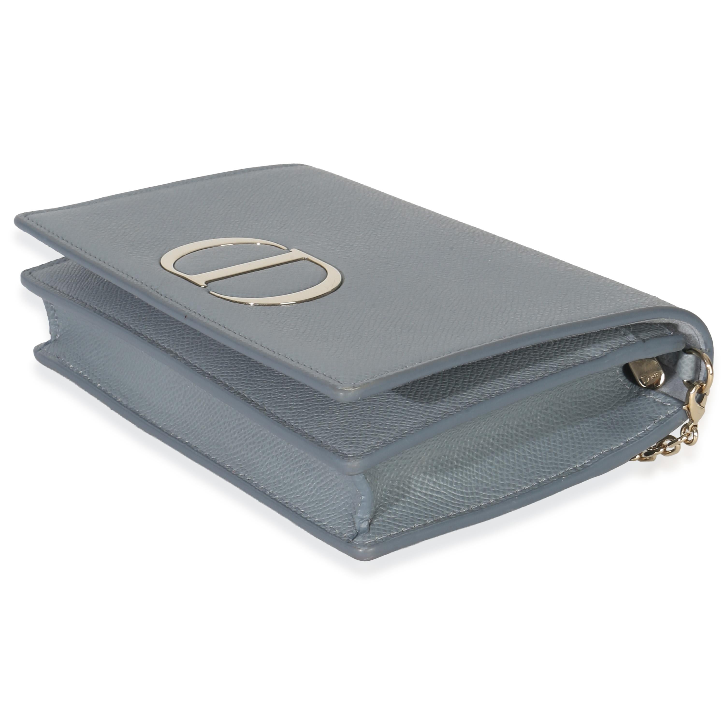 Christian Dior  Grained Calfskin 30 Montaigne 2-in-1 Pouch