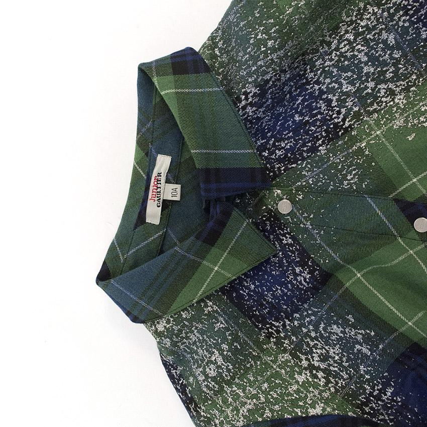 Junior Paul Gaultier Junior checkered shirt