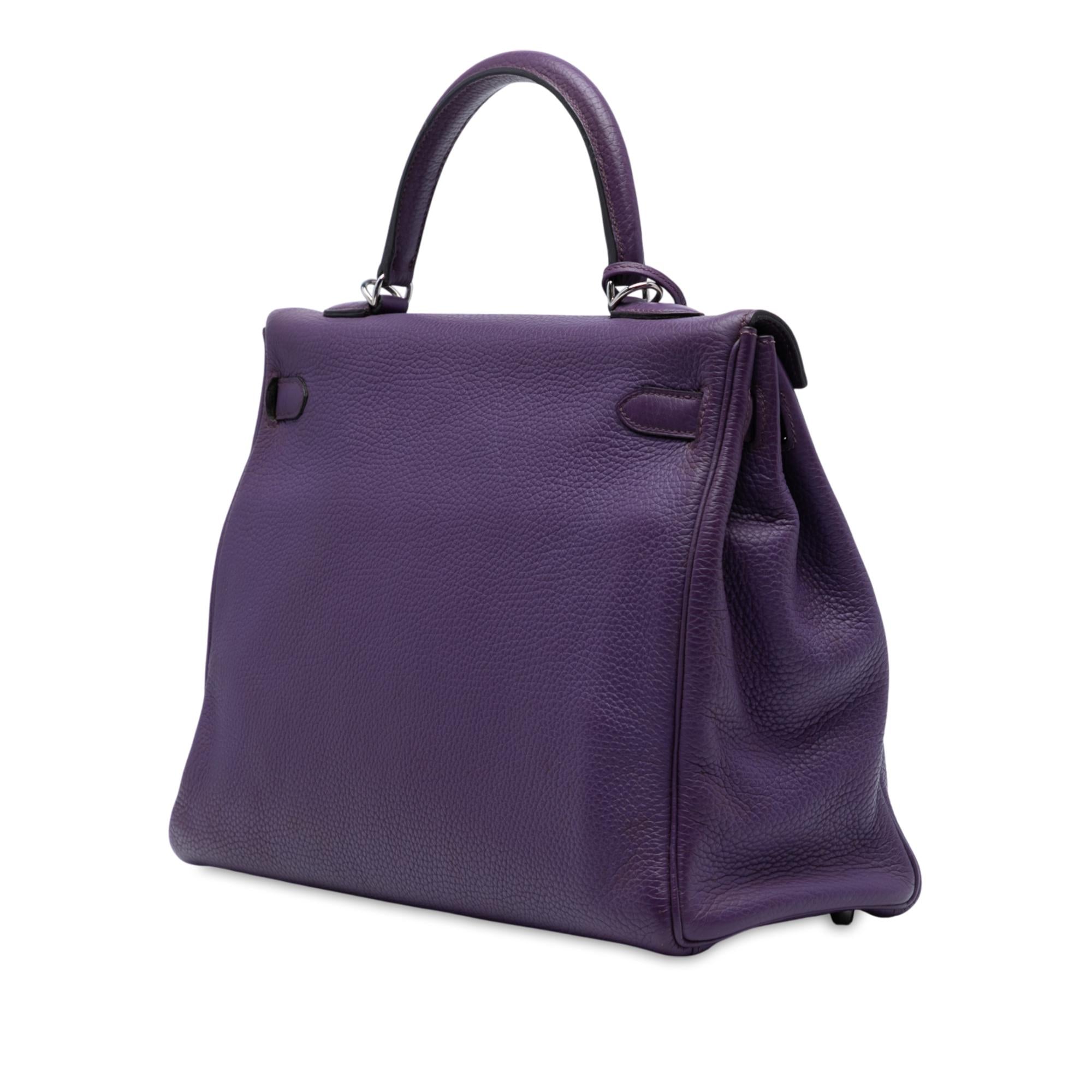 Hermes Ultraviolet Togo Kelly II Retourne 35