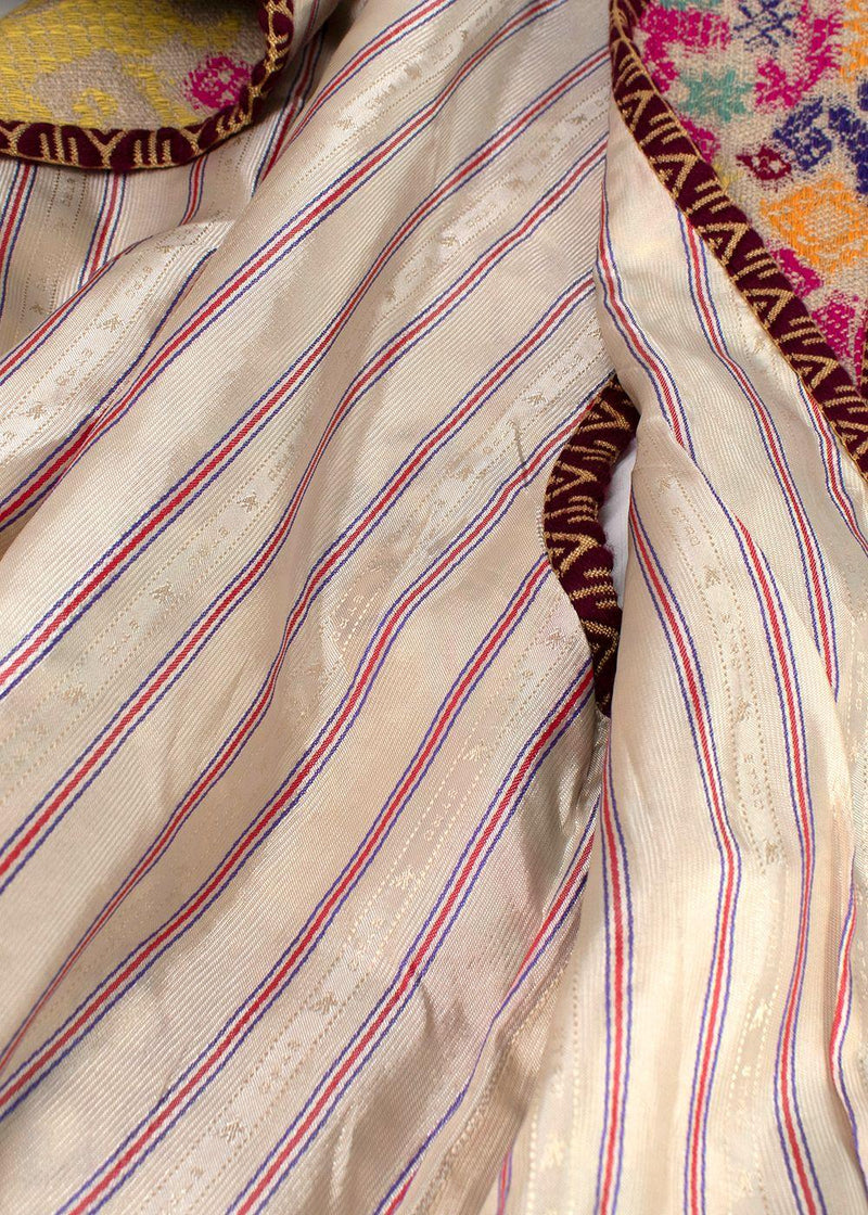 Etro Multicolour Pattern Embroidered Longline Vest