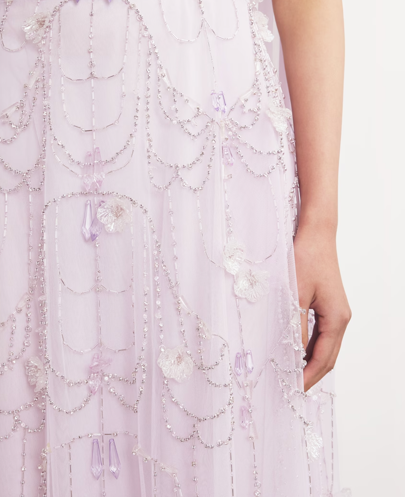 Georges Hobeika Embellished Floral Gown