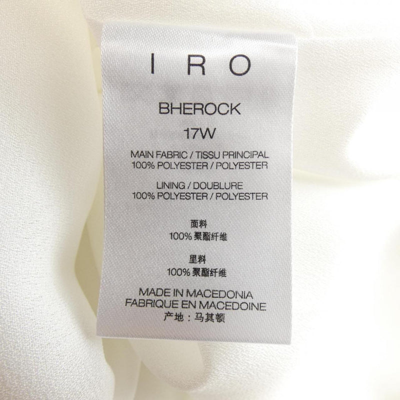 Ivory crepe blouse