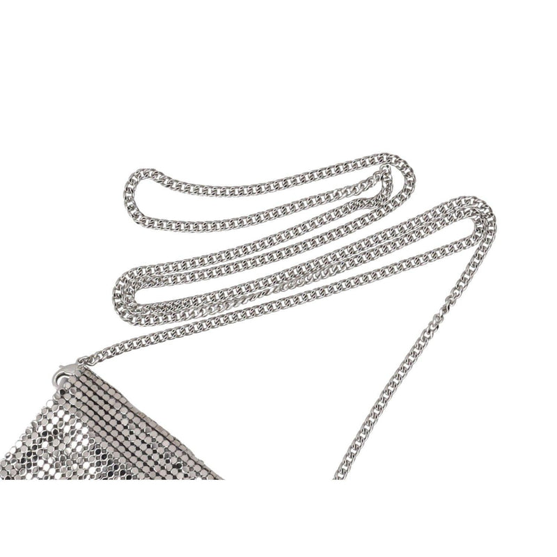 Jimmy Choo Metallic-Effect Mesh Soft Phone Holder 10x17 cms