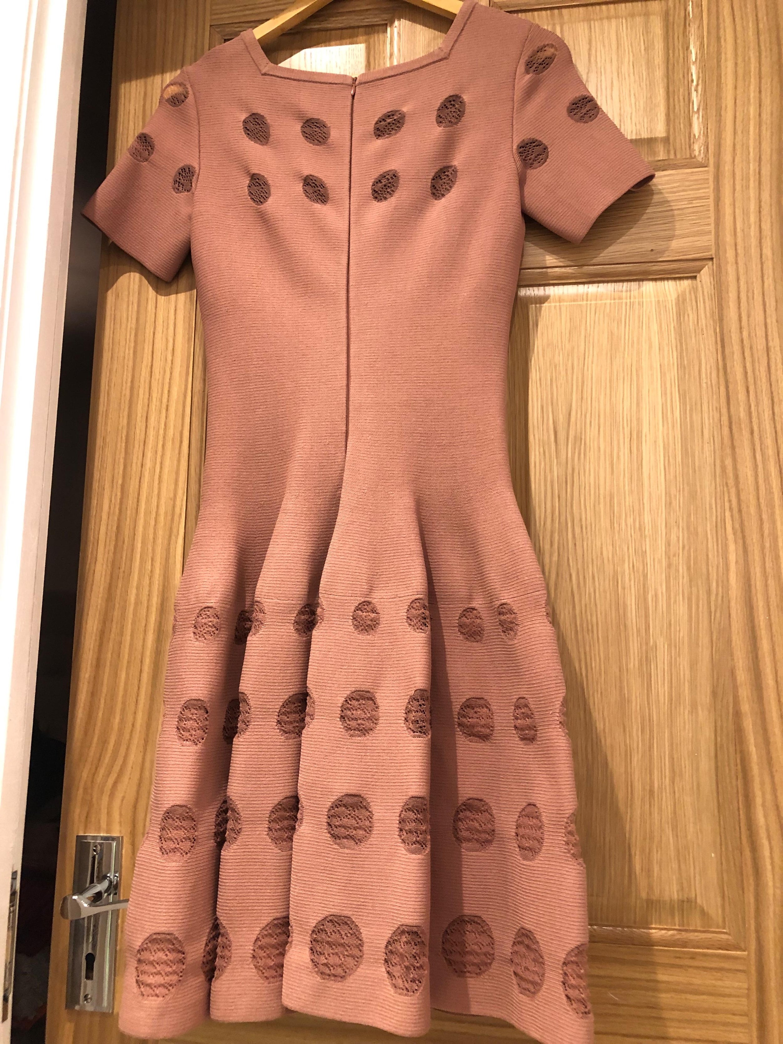 Alaia Pink Skater Dress