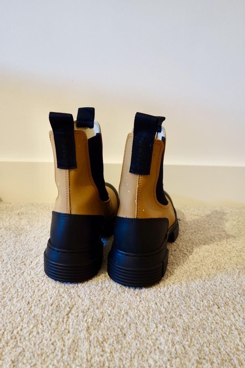Tan Speckled Ankle Boots