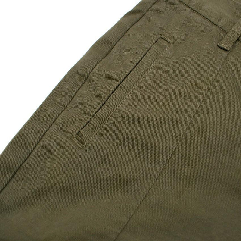 Frame Army-green Le Cuffed Shorts