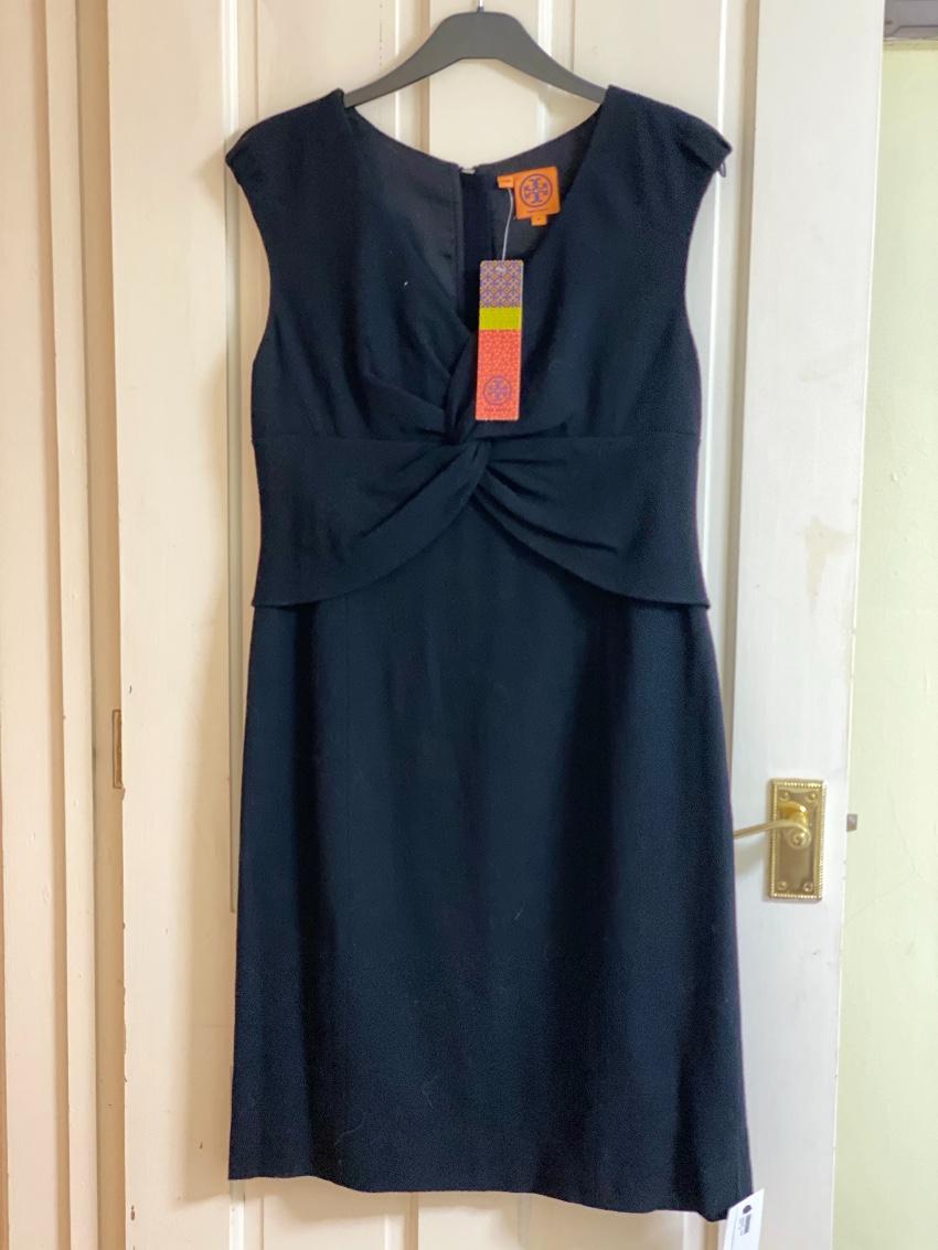 Tory Burch Patrice black crepe dress
