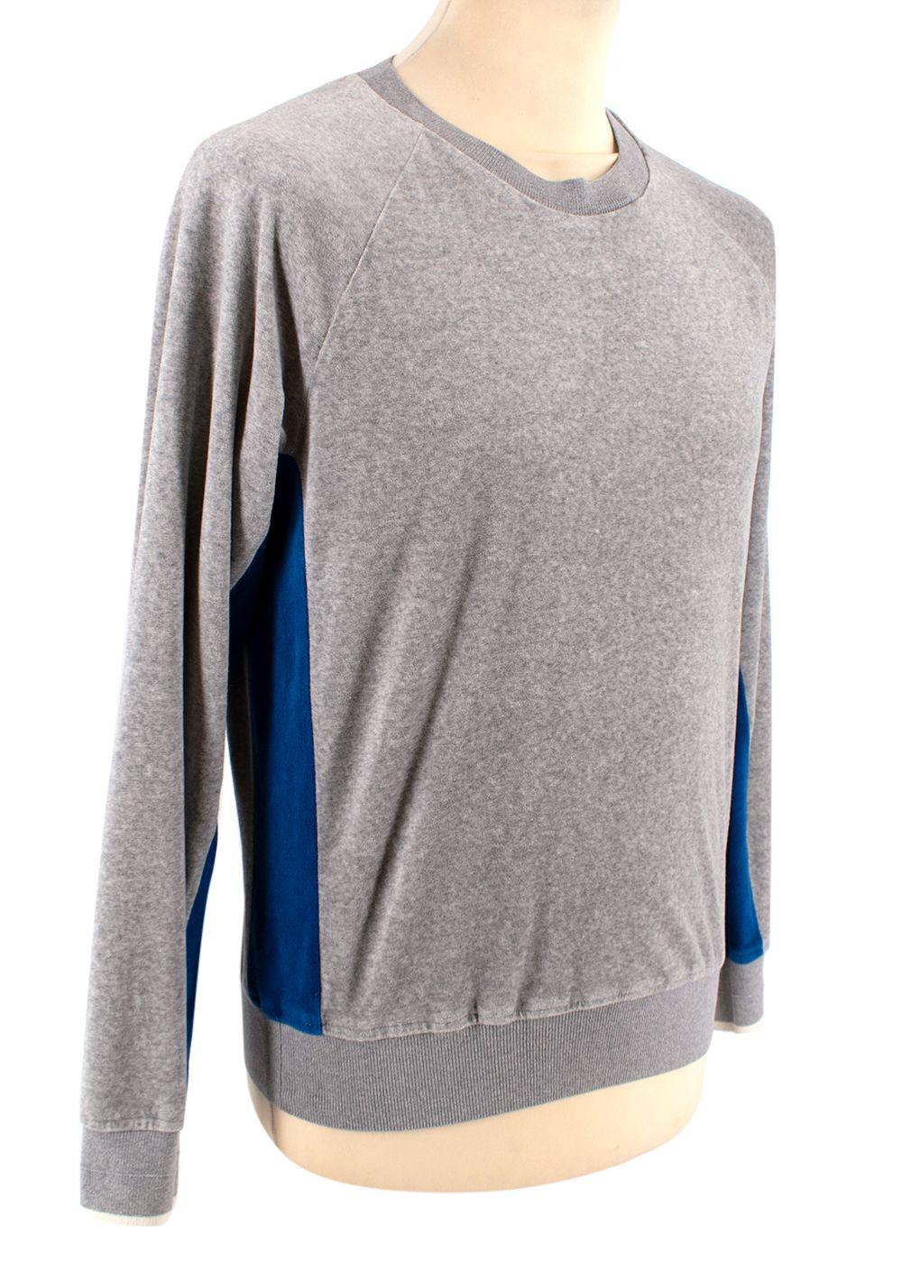 3.1 Phillip Lim Grey Velvet Jumper