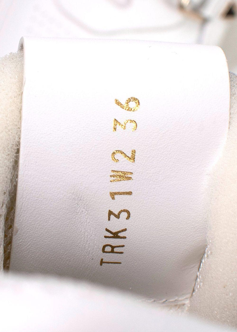Valentino Garavani White Rockstud Wrap High-top Sneakers