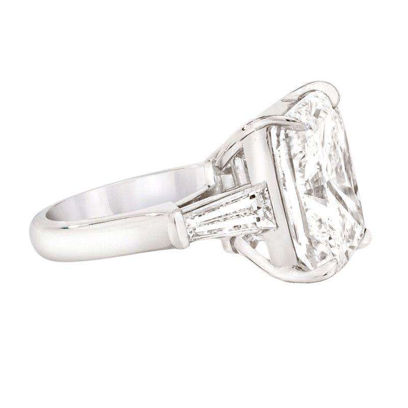 Verde 4ct IGI Certified Lab Grown Cushion Cut Diamond Ring