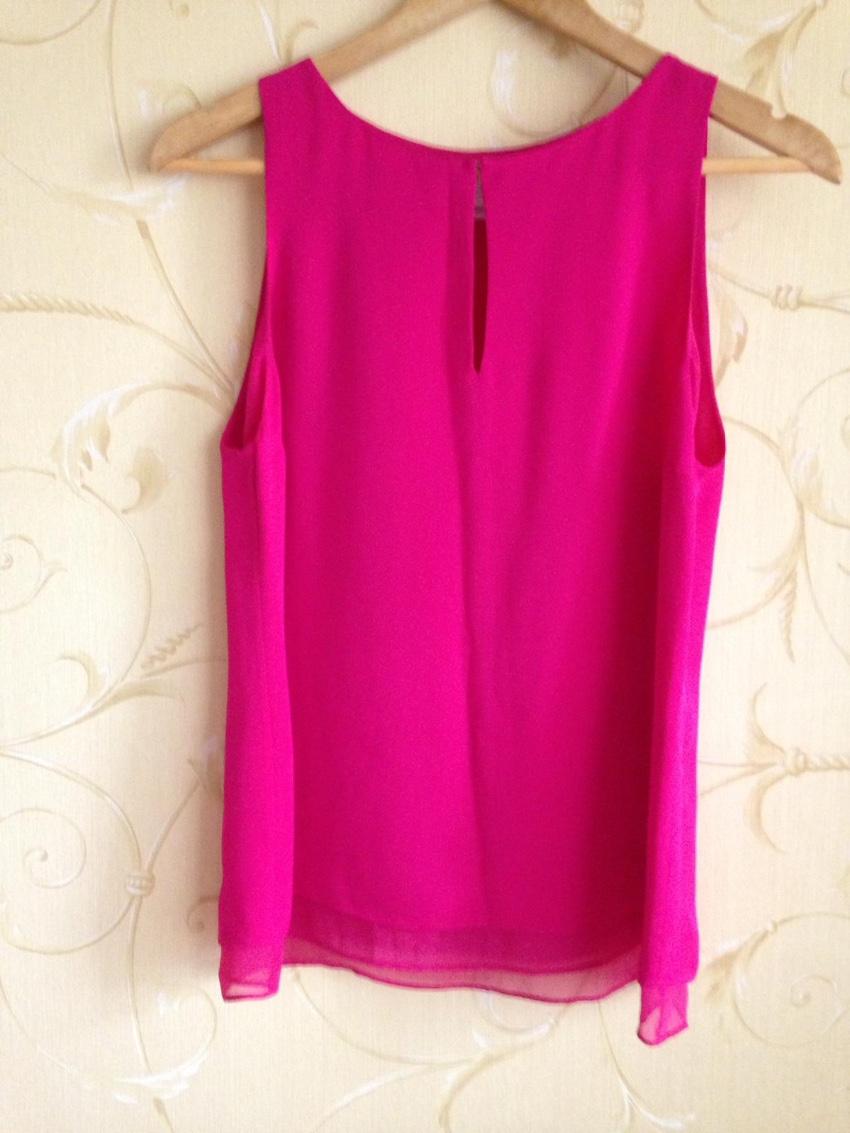 Diane Von Furstenberg Fuchsia Sleeveless Top