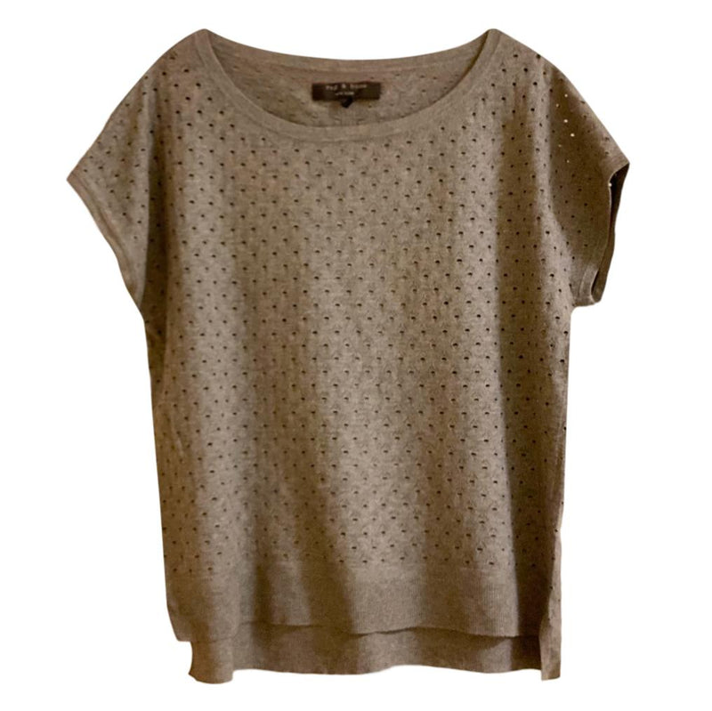Rag & Bone Grey Knit Top